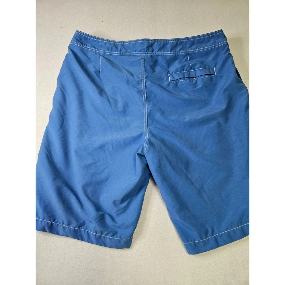 Tommy Bahama Board Shorts Mens 38 Blue Swim Trunks Relax Mesh Lined Marlin Logo